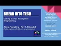STRING FORMATTING PART 1 Extended