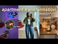 Living Alone Vlog PINTEREST inspired apartment transformation cozy aesthetic homey