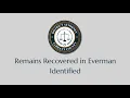 Remains Recovered in Everman Identified