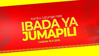 𝐋𝐈𝐕𝐄 IBADA YA JUMAPILI 16 11 2025 SOMO MAOMBI KWA DAMU YA MUNGU 