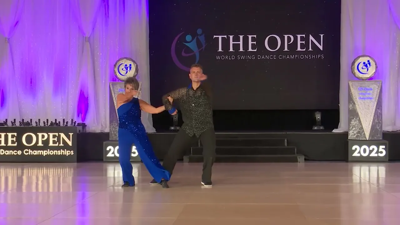 Sébastien Cadet and Marie Carmen Sanchez - Pro-Am Sophisticated Follower Finalist - The Open 2025