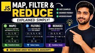 JavaScript Map Filter Reduce Explained in 1 Minute