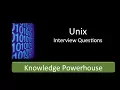Unix Interview Questions Preparation Course