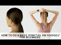 Lagu How to tie your hair with a hair tie for Beginners | How to make a ponytail for beginners | Hair
