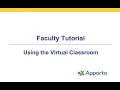 Faculty Tutorial Virtual Classroom