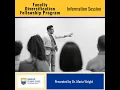 Faculty Diversification Fellowship Program - Information Session