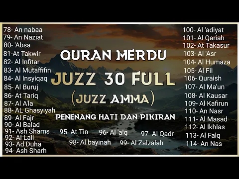 Download MP3 Murotal Al Quran Juz 30 (Juz Amma) Merdu By Ismail Alqadi