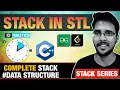 STACK in STL with CODE Data Structure and Algorithm For Beginners Hello World