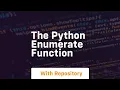 The python enumerate function