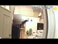 Silly Guy Jumps From Balcony And Punches Cop