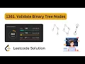 Validate Binary Tree Nodes - Leetcode Daily Challenge