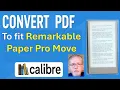 Remarkable MOVE How To Make PDFs Fit the Device