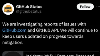GitHub s Outage is Driving Me Crazy