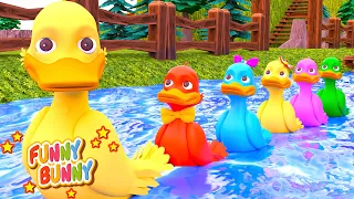 Download Five Little Ducks Song | Nursery Rhymes \u0026 Kids Songs Compilation MP3