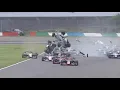 Cars go airborne at Motegi during Round 7 of Super Formula 2023