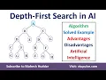 Depth First Search Algorithm Solved Example Advantages and Disadvantages by Dr Mahesh Huddar