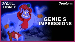 All of the Genie s Impressions and References Aladdin Freeform