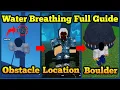 Water Breathing FULL Guide Location Parkour Walkthrough Boulder DemonFall Roblox