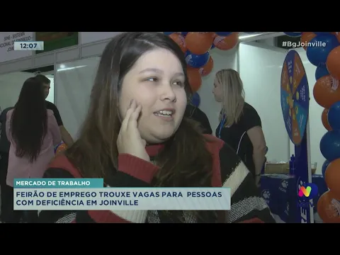 Mercado de trabalho: feirão de emprego trouxe vagas para pessoas com deficiência em Joinville