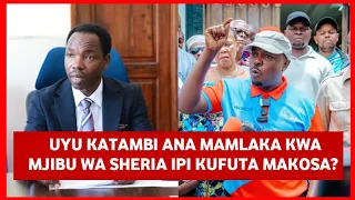 Heche amnyuka waziri katambi'' huyu Katambi ana mamlaka kwa mujibu wa sheria ipi kufuta makosa?