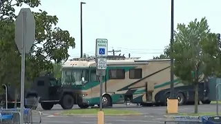 Barricade situation continues outside Walmart in Lumberton NJ