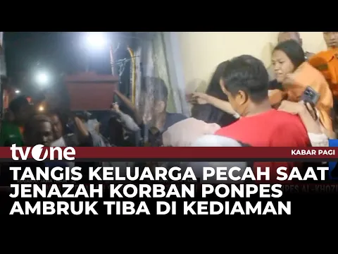 Kedatangan Jenazah Tragedi Ponpes Al-Khoziny ke Rumah Duka Disambut Isak Tangis