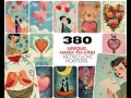 380 Retro Love Posters - Vibrant Vintage Designs for Valentine s Day