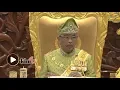 Dewan Rakyat gamat bunyi 'tanda setuju' ketika Agong bertitah