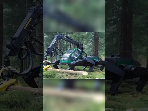 MONSTER Machine DEVOURS Trees Like Toothpicks! 😱 #shorts #viral