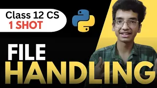 File Handling One shot Class 12 Computer Science FREE NOTES