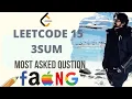 3SUM LeetCode 15 Two Pointer Easy Fast Approach DSA Code With Me