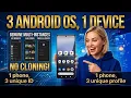 How To Run 3 Android OS On A Single Device - Each With Its Own Unique Device ID In 2026