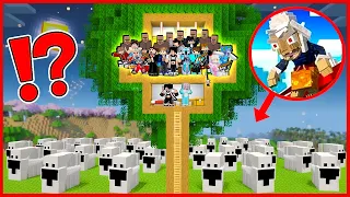 1000 YOUTUBER DI ADOPSI NENEK PAKANDE DI MINECRAFT VS CACING HUNGRY WORM MUTANT ALASKA TERPANJANG !