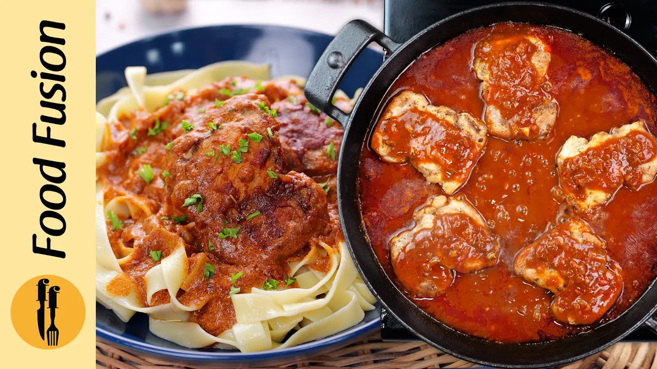 Chicken Paprikash Recipe by Food Fusion