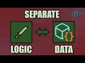 Separating weapon logic and data - Multi-Weapon System in Unity