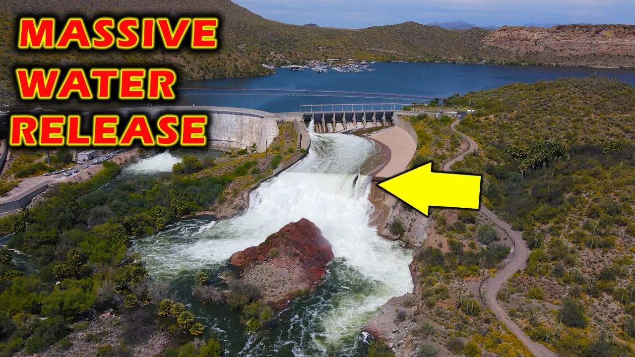 A Rare Water Release at an Arizona Dam — You Don’t See This Often