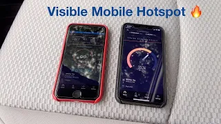 Visible Mobile Hotspot Speeds