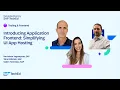 Introducing Application Frontend Simplifying UI App Hosting
