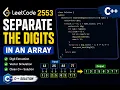 LeetCode 2553 Separate the Digits in an Array C Solution Explained