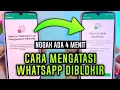 Download Lagu Cara Mengatasi WhatsApp diblokir oleh pihak WhatsApp