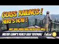 FALLOUT 76 CAMP BUILD How to build incredible Glass Railings