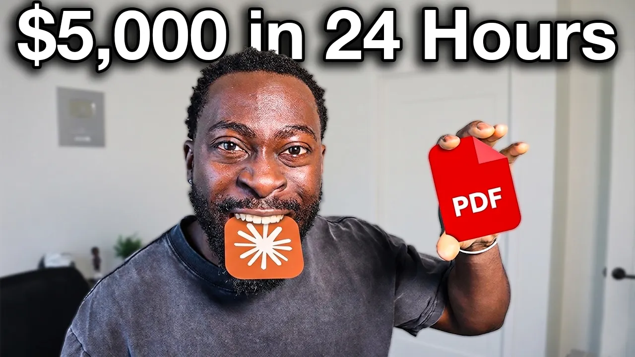 I Just Used Claude AI To Make $5,000 In 24 Hours Online: video thumbnail