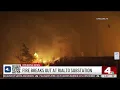 Fire breaks out at Rialto substation