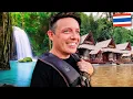 Download Lagu a PERFECT day in KANCHANABURI 🏞️ Erawan Waterfall + Floating Hotel