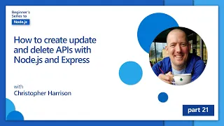 How to create update and delete APIs with Node js and Express 21 of 26 Node js for Beginners