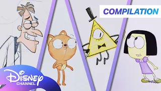 Disney Cartoons Come to Life | Every How Not To Draw...so far ✏️ | Compilation | @disneychannel