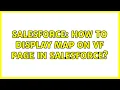 Salesforce How to display map on vf page in salesforce