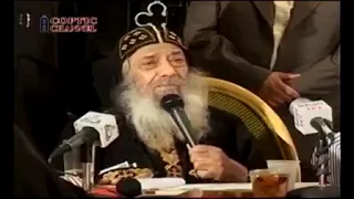 البابا شنودة يحكي قصة رسامته أسقف بيد البابا كيرلس السادس دندنها