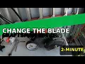 Craftsman 29cc Edger How To Change Blade 5 Minutes Fast Simple and Easy