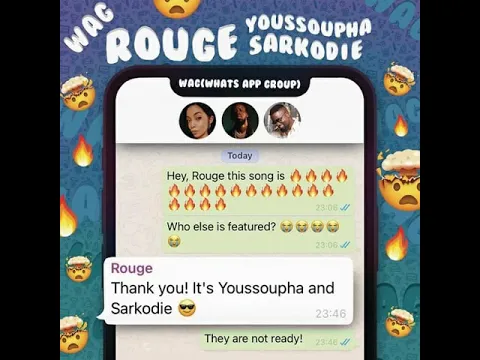 Download MP3 Rouge WAG  Ft Sarkodie , Youssoupha